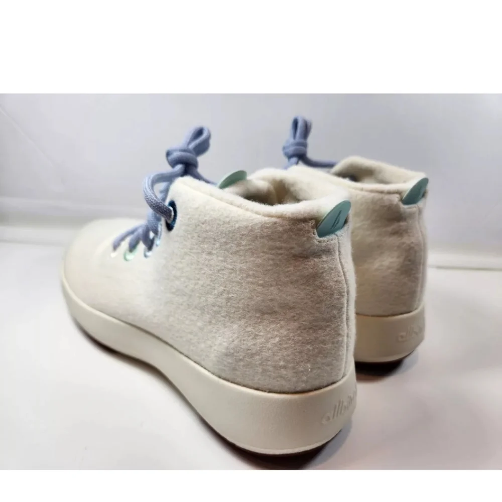 Allbirds Size 9 Wool Runner Up Mizzles Frost White High Top Women Comfort
